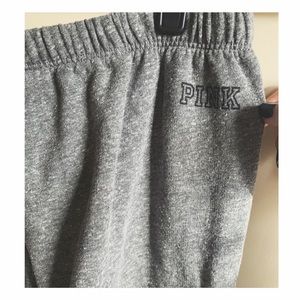 PINK Gray Sweatpants